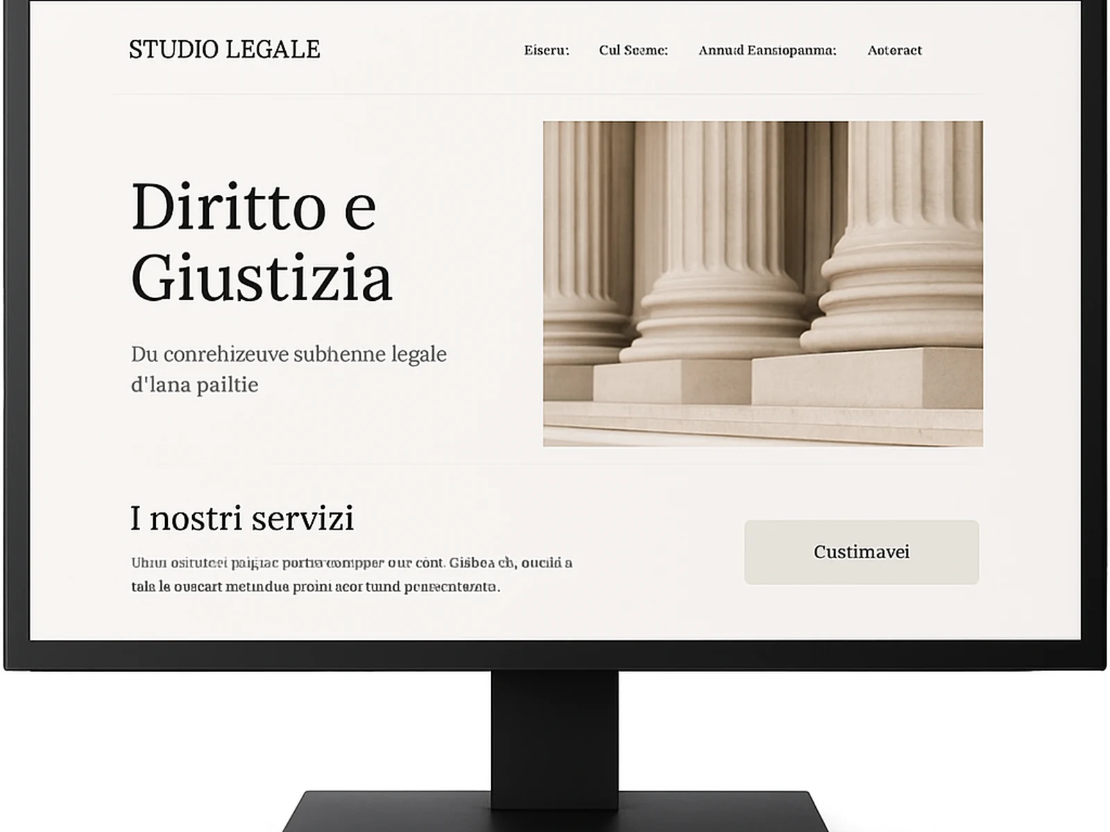 Studio Legale Zanichelli website